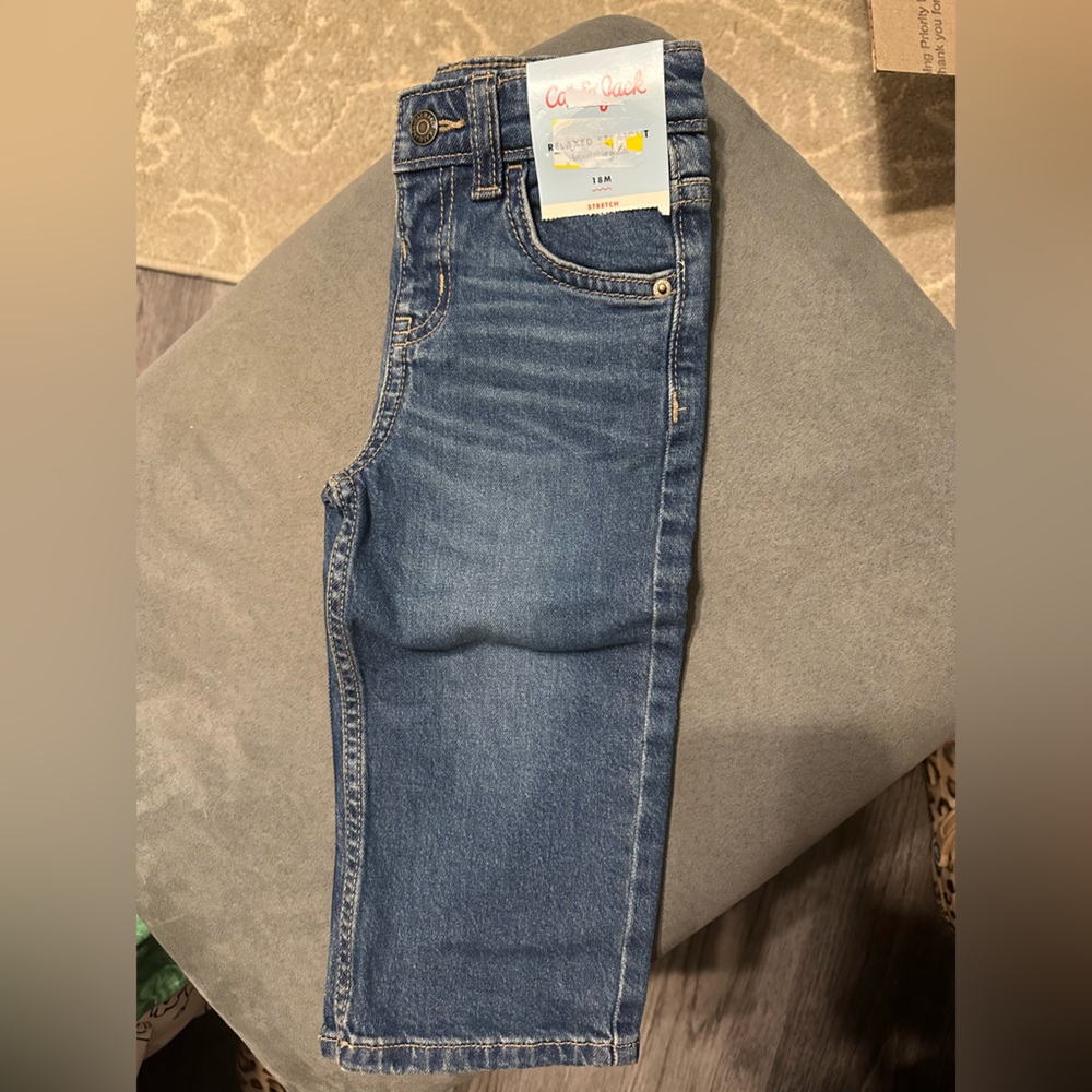 Cat and Jack relaxed straight jeans